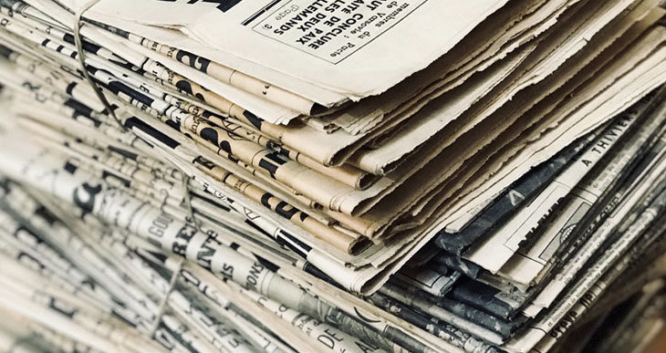 journaux comme source de compost brun